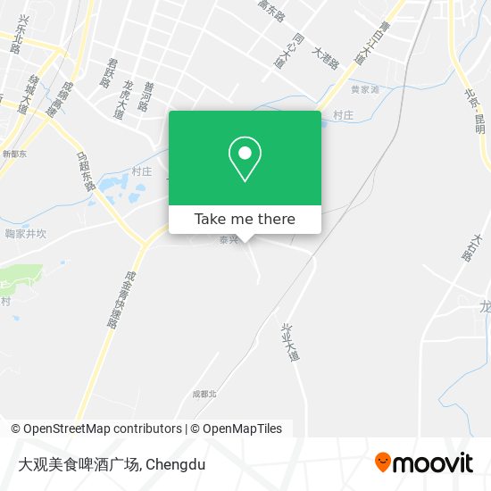 大观美食啤酒广场 map