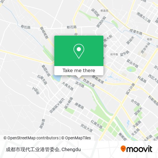 成都市现代工业港管委会 map