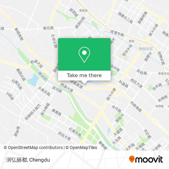 润弘丽都 map