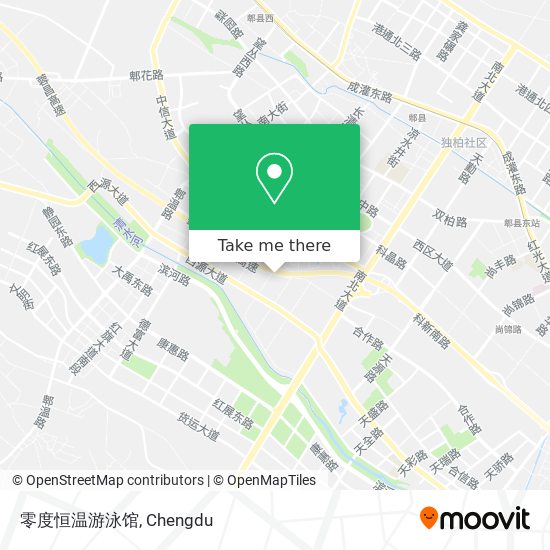 零度恒温游泳馆 map