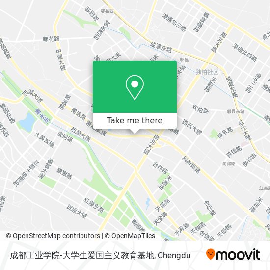 成都工业学院-大学生爱国主义教育基地 map