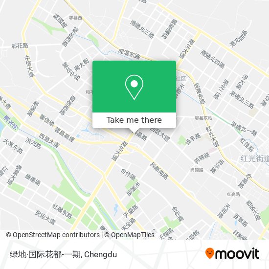 绿地·国际花都-一期 map