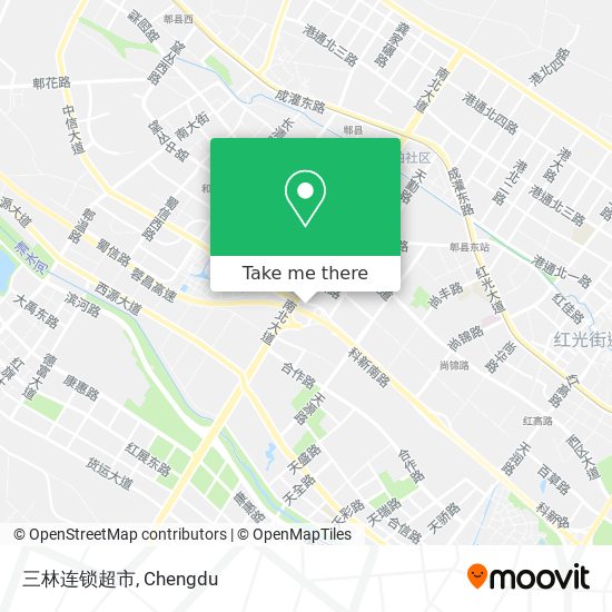 三林连锁超市 map
