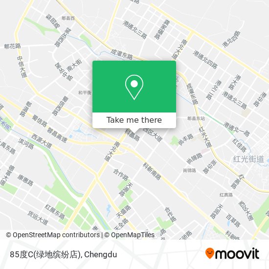 85度C(绿地缤纷店) map
