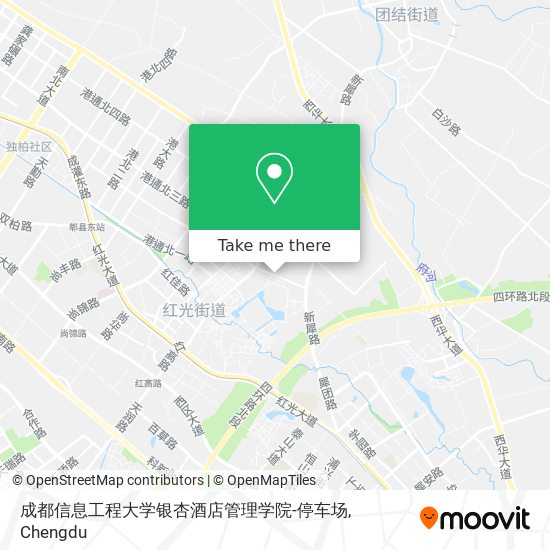 成都信息工程大学银杏酒店管理学院-停车场 map