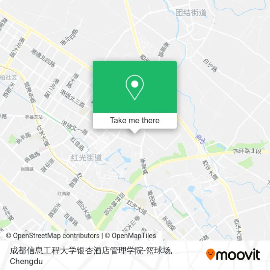 成都信息工程大学银杏酒店管理学院-篮球场 map