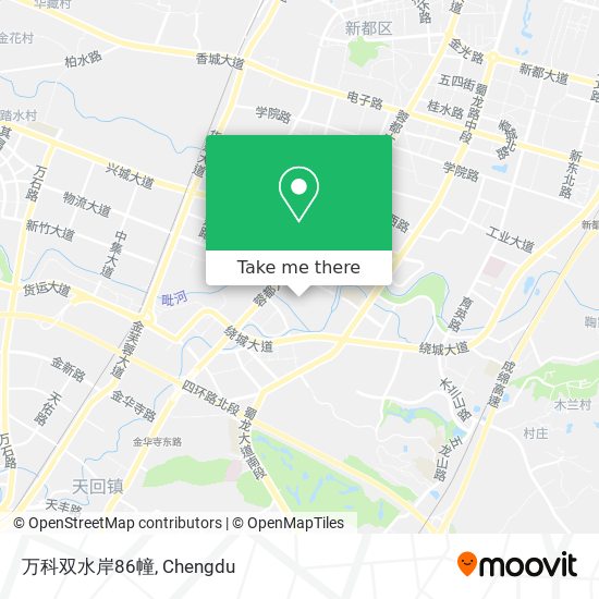 万科双水岸86幢 map
