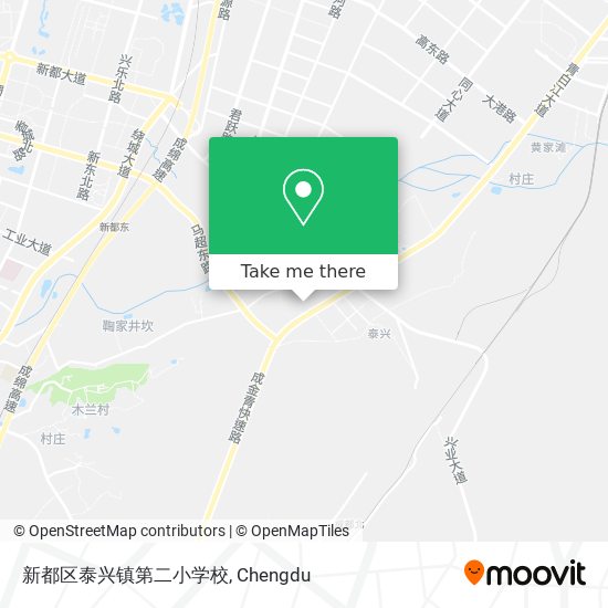 新都区泰兴镇第二小学校 map