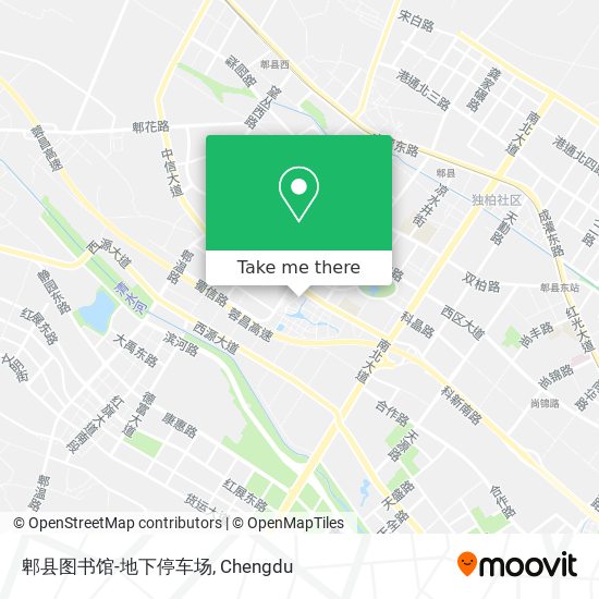 郫县图书馆-地下停车场 map