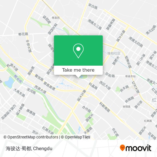 海骏达·蜀都 map