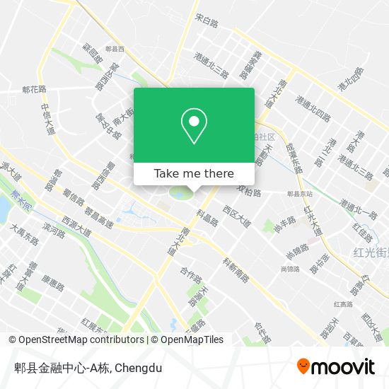 郫县金融中心-A栋 map