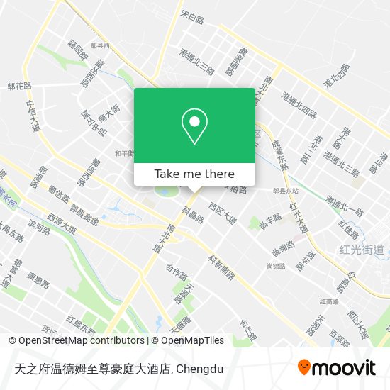 天之府温德姆至尊豪庭大酒店 map