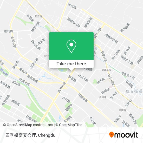 四季盛宴宴会厅 map