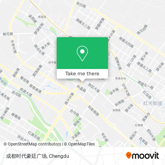成都时代豪廷广场 map