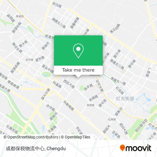 成都保税物流中心 map