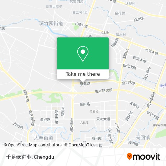 千足缘鞋业 map