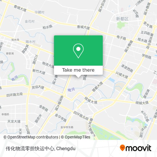 传化物流零担快运中心 map