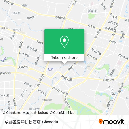 成都圣富洋快捷酒店 map