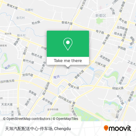 天旭汽配配送中心-停车场 map