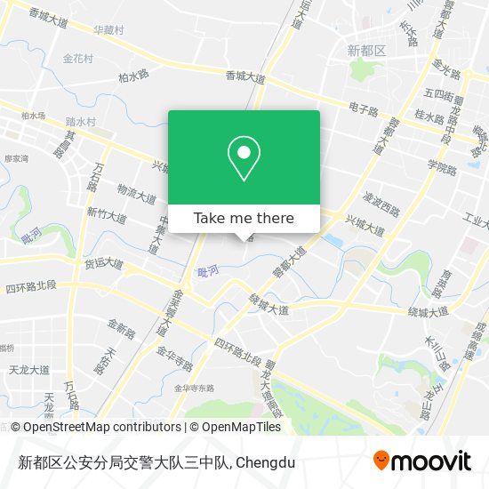 新都区公安分局交警大队三中队 map