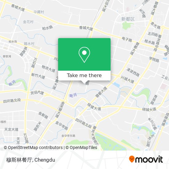 穆斯林餐厅 map