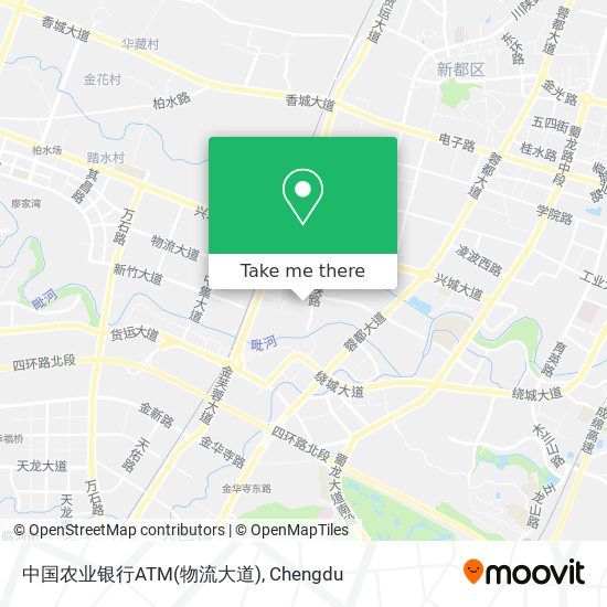 中国农业银行ATM(物流大道) map