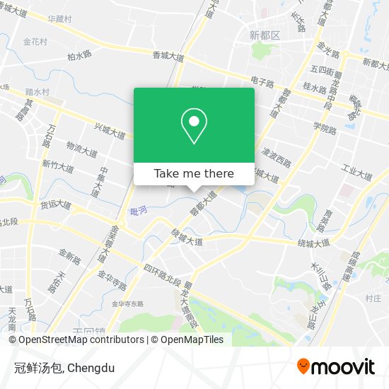 冠鲜汤包 map