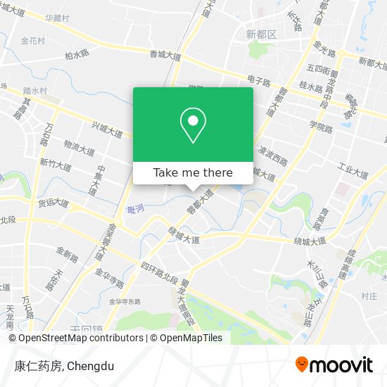 康仁药房 map
