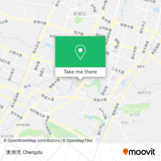 澳洲湾 map