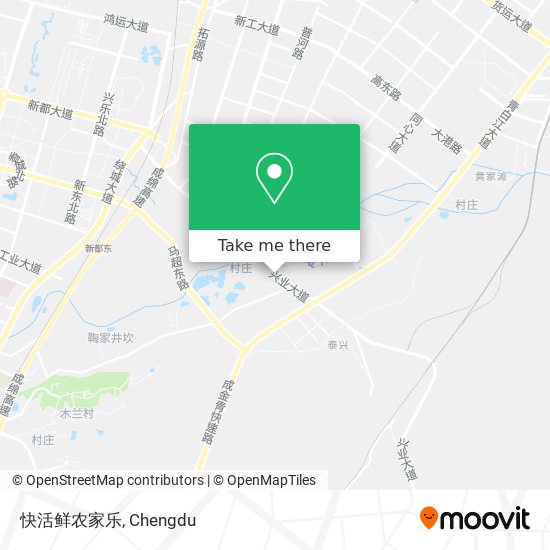 快活鲜农家乐 map