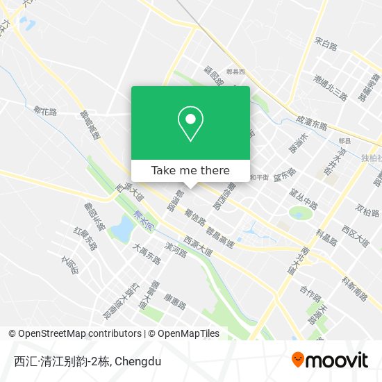 西汇·清江别韵-2栋 map