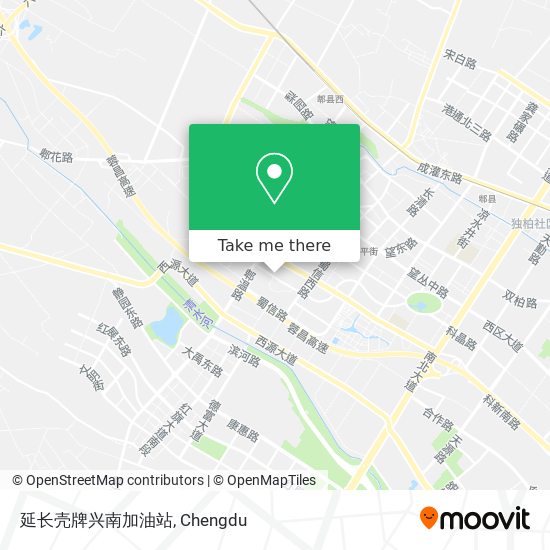 延长壳牌兴南加油站 map