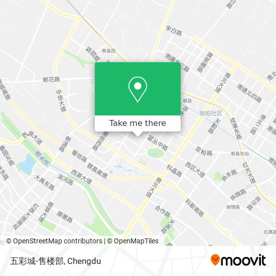 五彩城-售楼部 map