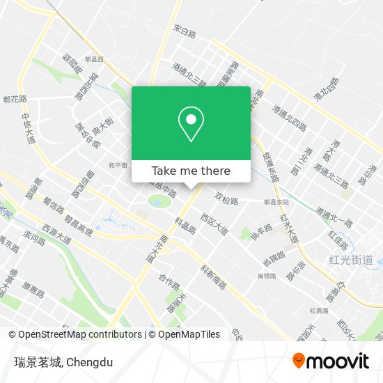 瑞景茗城 map