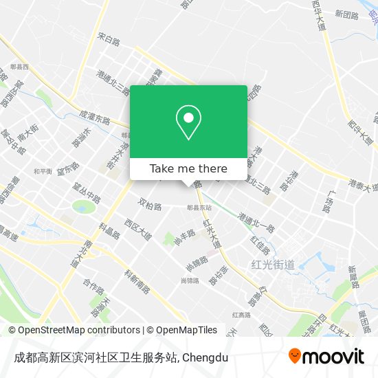 成都高新区滨河社区卫生服务站 map