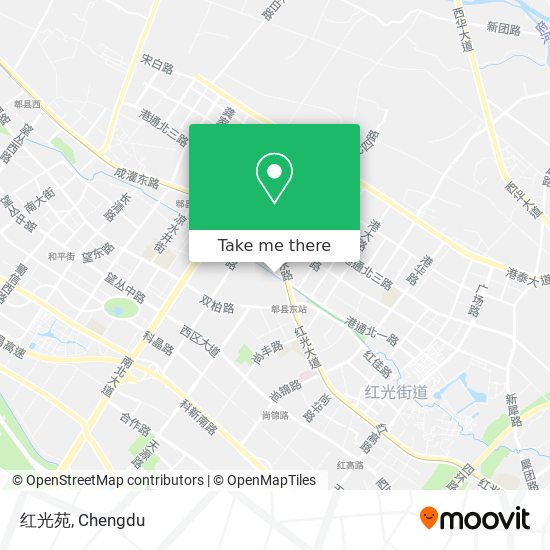 红光苑 map