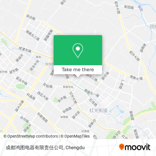 成都鸿图电器有限责任公司 map