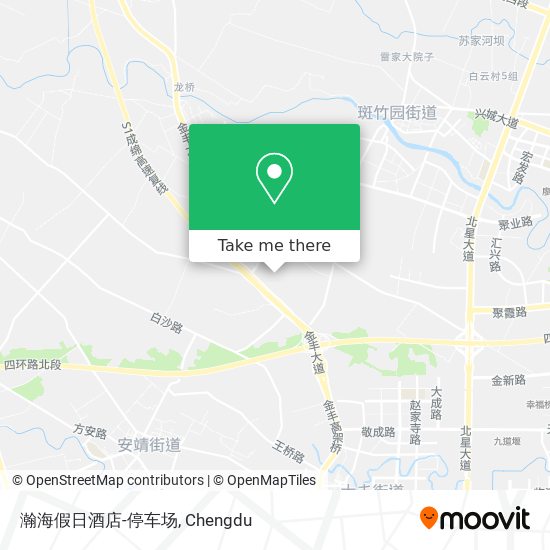 瀚海假日酒店-停车场 map