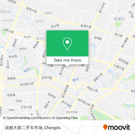 成都大新二手车市场 map