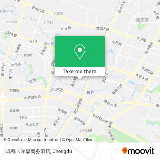 成都卡尔森商务酒店 map