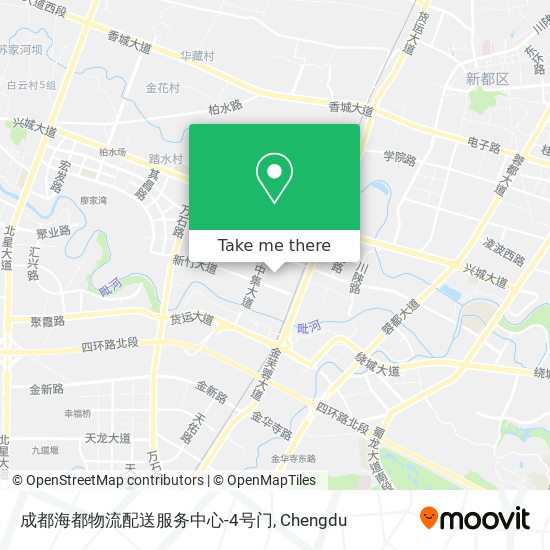 成都海都物流配送服务中心-4号门 map