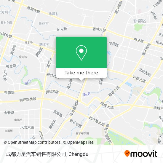 成都力星汽车销售有限公司 map