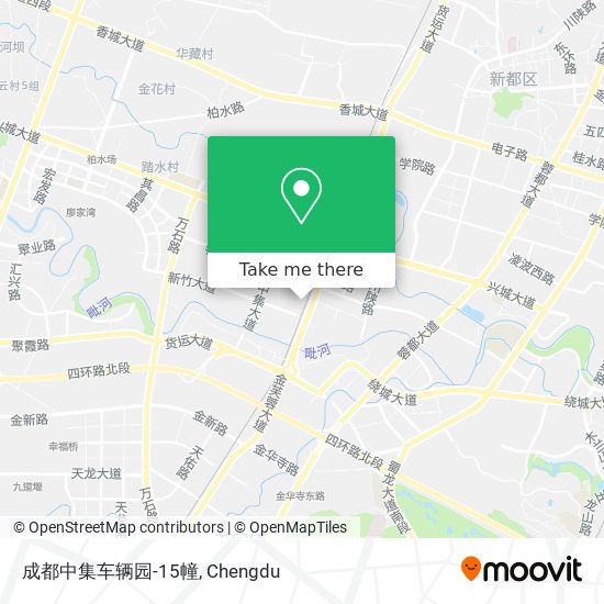成都中集车辆园-15幢 map