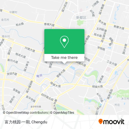 富力桃园-一期 map