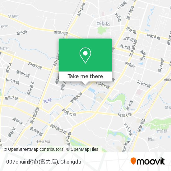 007chain超市(富力店) map