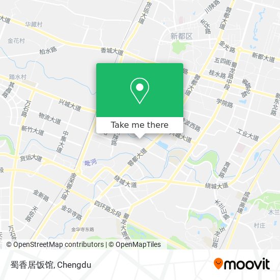 蜀香居饭馆 map