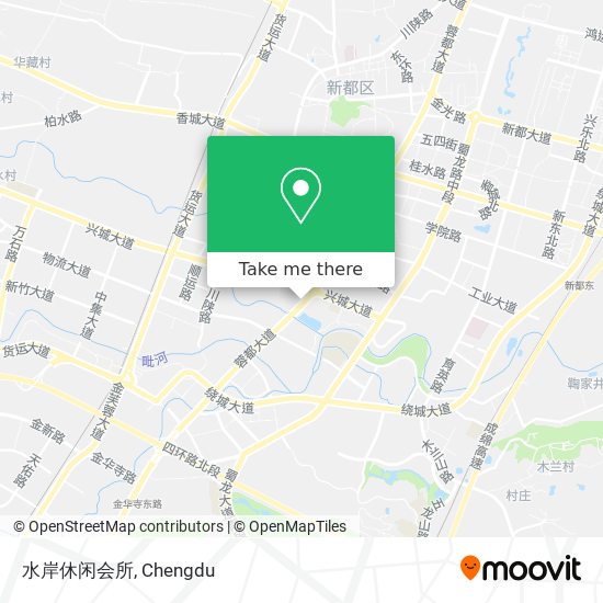 水岸休闲会所 map