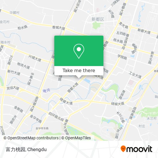 富力桃园 map