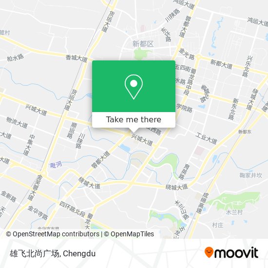 雄飞北尚广场 map