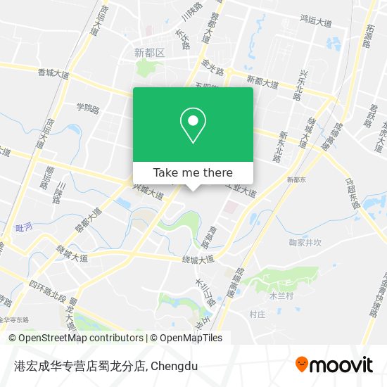 港宏成华专营店蜀龙分店 map